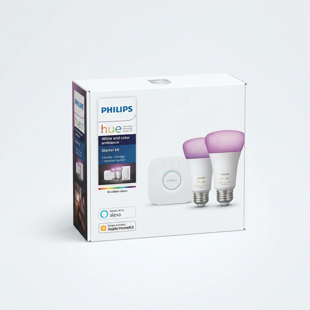 Philips Hue White and Color Ambiance Starter Kit Box